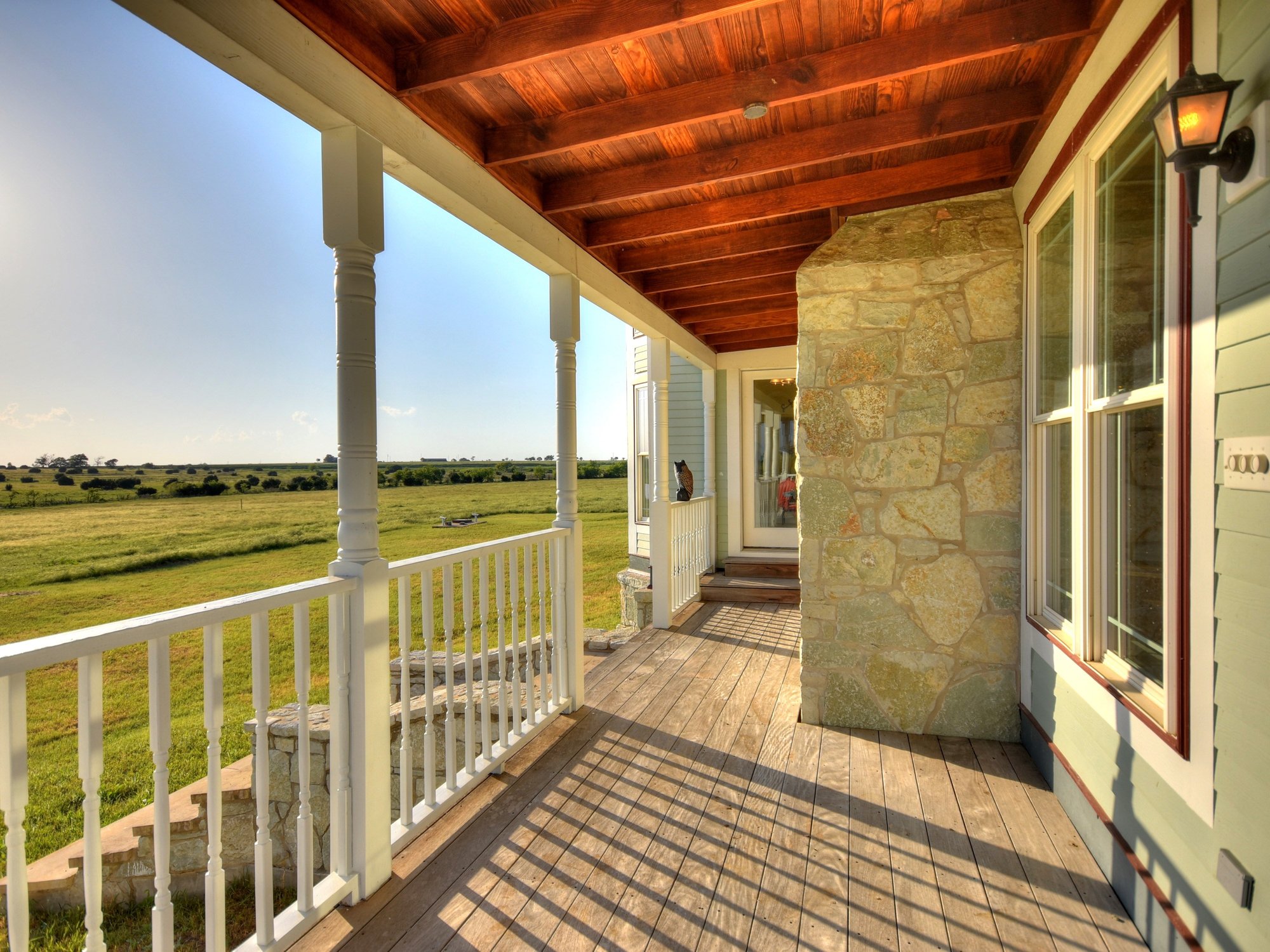 The ranch house: Porch